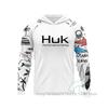 Mens UPF 50 Quick-Dry Fishing Hoodie Long Sleeve Sun Protection Shirt Sea Outdoor Activities