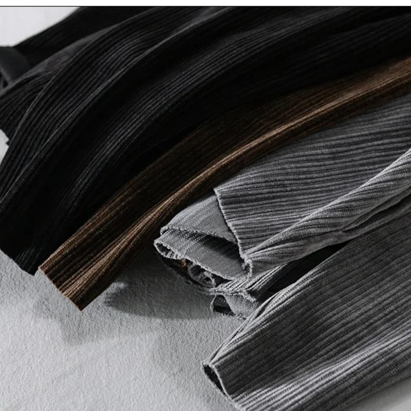 Весенне-осенние новые мужские костюмы и блейзеры, повседневные свободные пальто, вельветовая куртка на одной пуговице, мужская одежда в стиле ретро