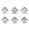 6pc Bird Shaped Wooden Signs, Wooden Tabletop Decorations, Handicrafts, Wooden Home Decor Ornaments