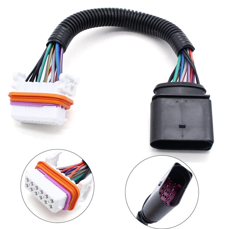 Headlight Lamp Bulb Adapter Converter Cable Headlight Bulb Wiring Harness for Porsche Cayenne HID Headlamp 955 631 239 11