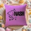 Чехол на подушку с логотипом N-Nash Fishing, льняная органическая ткань, двусторонняя печать, дышащий наволочка, декор для дивана и дома, подарок