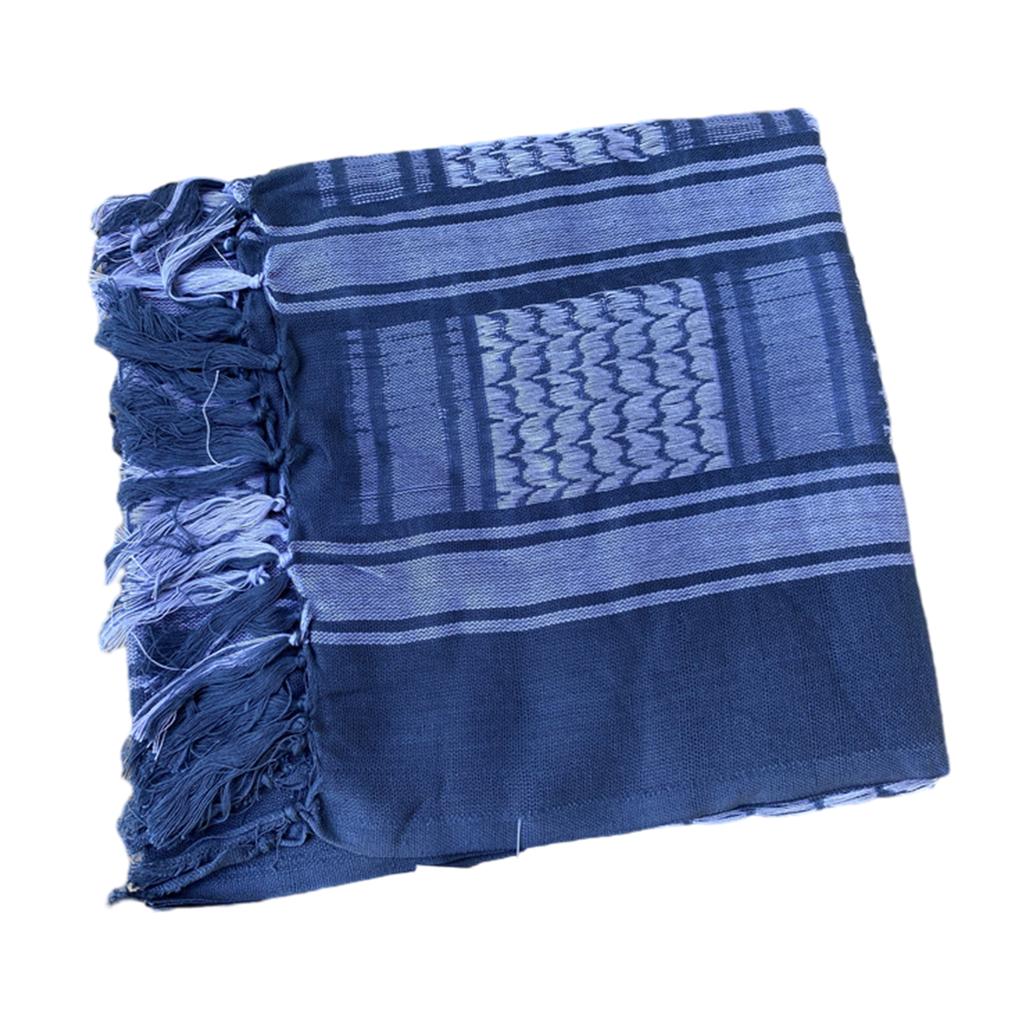 Religious Male Shemagh Scarf Arab Scarf Outdoor Tactically Turban Multi Purpose Head Wrap Cycling Dustproof Kerchief