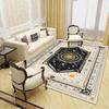 Retro flannel Carpet for Living Room Home Luxury Nordic Decor Home customizable Mat Bedside Washable Bedroom rug dining room