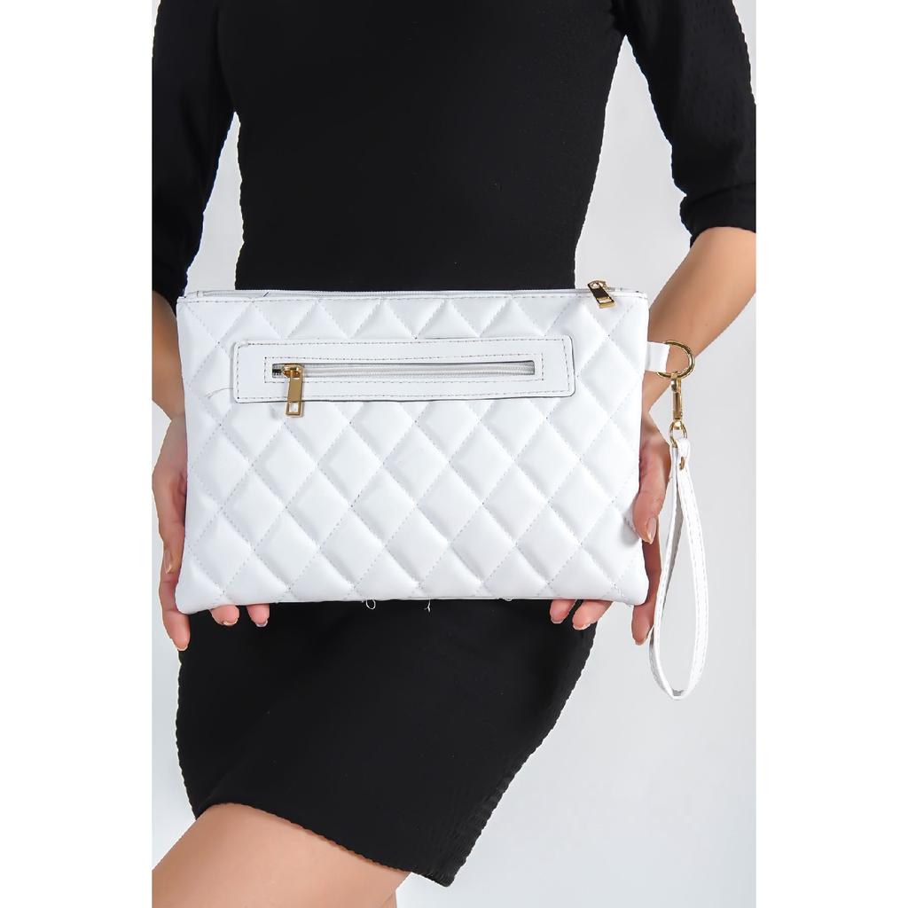 Черная стеганая женская сумка Paris Paris