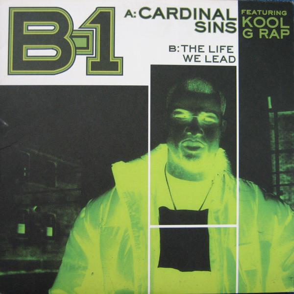 12-дюймовая пластинка B-1, KOOL G RAP - Cardinal Sins RWK1631 Ghetto Gold Rec 1998 US Rap & Hip-Hop/R&B Б/у