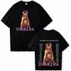 Графическая футболка Shakira "Las Mujeres Ya No Lloran" World Tour, Унисекс, Оверсайз, Повседневная хлопковая футболка для концерта
