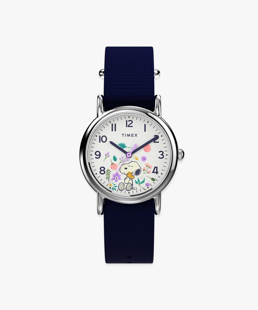 Taimaegseu X Peanuts Weekender Snoopy In Bloom Часы с персонажем 31 мм