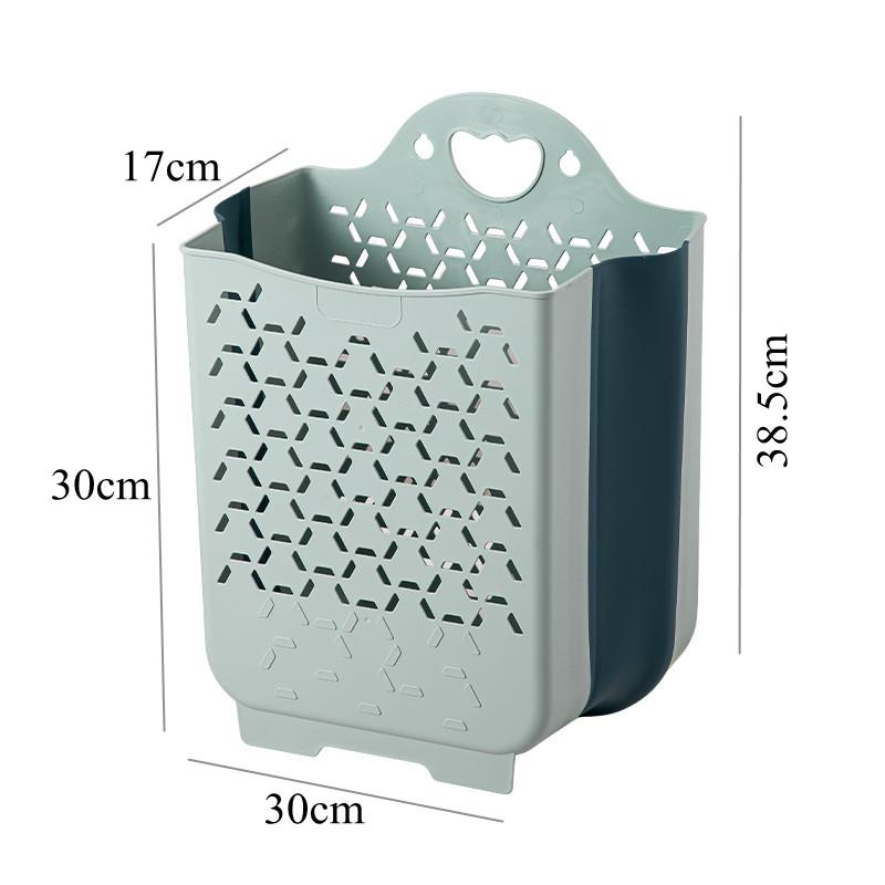 Портативная пластиковая складная корзина для белья для дома, полая, настенная, для ванной комнаты, корзина для хранения грязной одежды, органайзер для игрушек, аксессуары