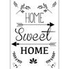 Iron-on Transfer - Ki-Sign - Home Sweet Home - A4 - Easy To Apply - Sticker