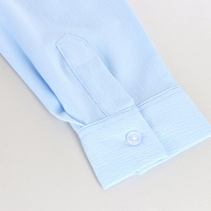 Shop Women Basic Spandex Wrinkle Free Daily Shirt Soft Green Bls Wsh 1239