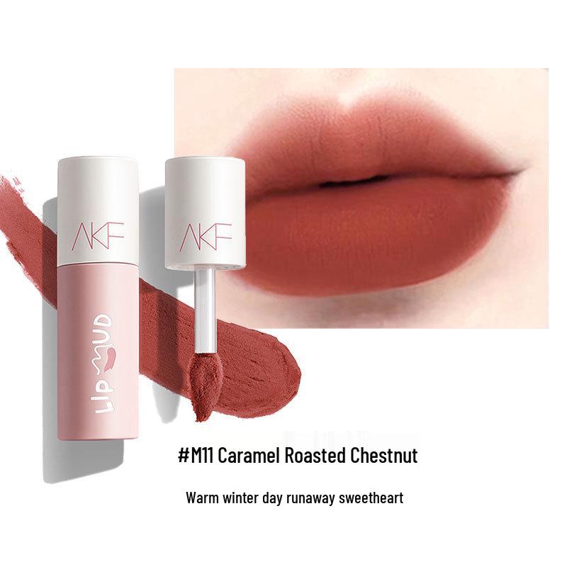 AKF Matte Lip Mud: Affordable Lipstick & Lip Gloss for Students - Niche Brand