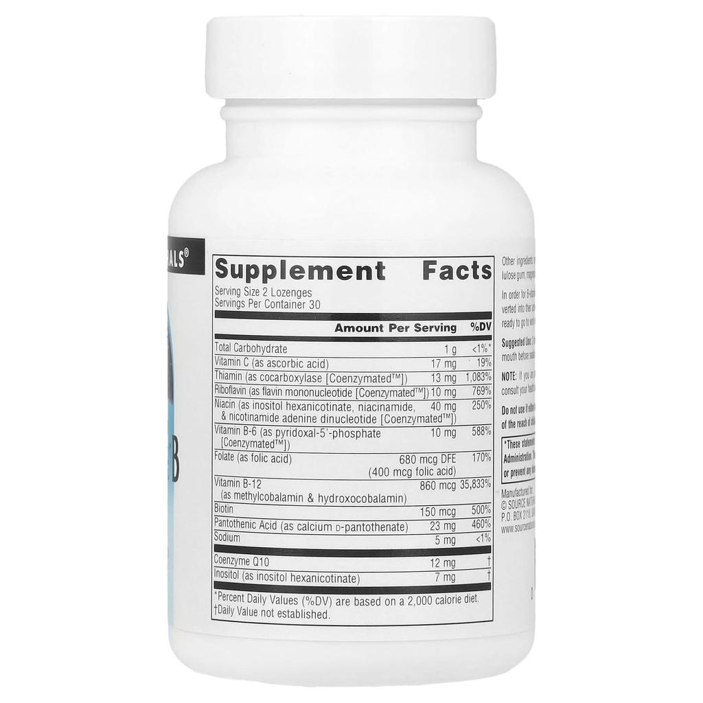 Coenzymated™ B Complex, Orange Flavor, 60 Lozenges