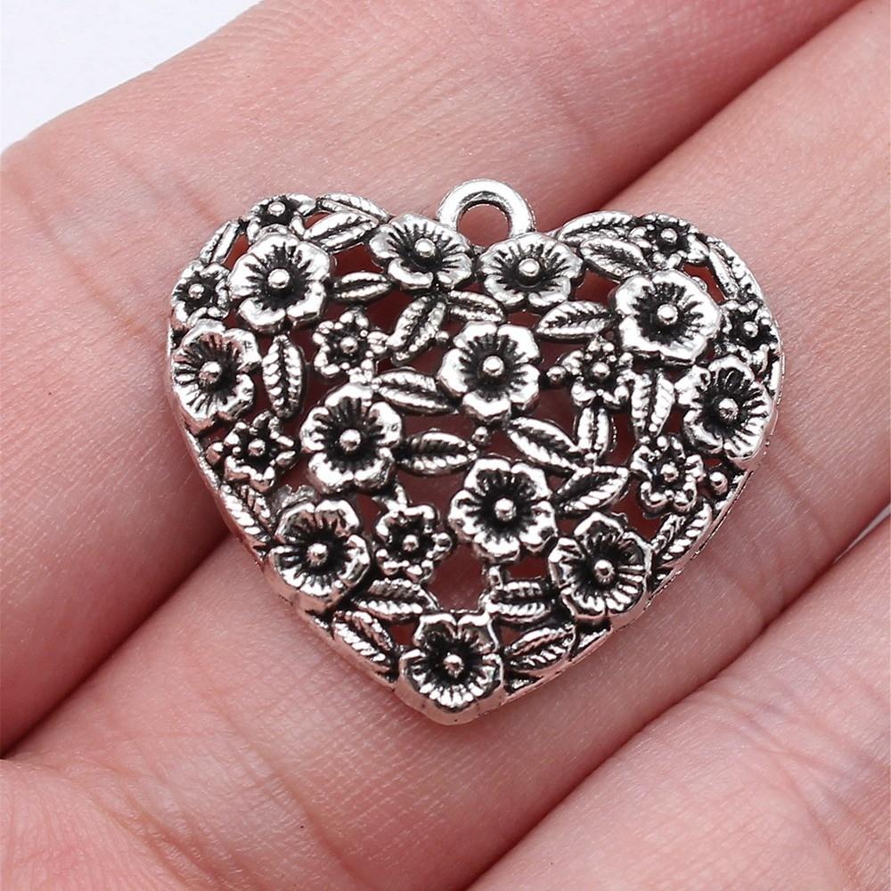 Подвеска в виде персикового сердца с подвесками Love Charms для мужчин, элегантные художественные принадлежности