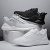 2022 Spring and Summer New Men's Large Size Hollow Mesh Sports Tide Shoes Breathable Non-slip Wearable Running Shoes