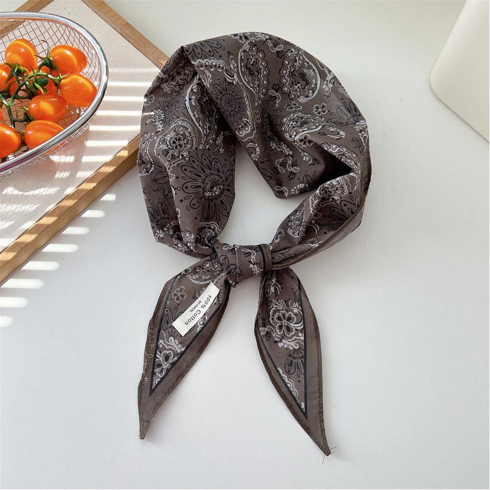 Summer Retro Triangle Headscarf Korean Polka Dot Scarf Kawaii Triangle Scarf Spring Shawl Women's Scarf White Handkerchief NEW