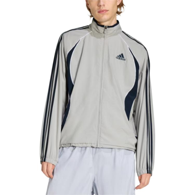 adidas Adicolor Teamgeist Сшитая куртка с молнией и воротником, с длинным рукавом, свободная, мужская, куртки KD5856