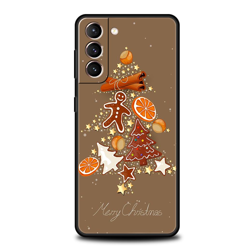 Зимний чехол Merry Christmas для Samsung Galaxy S24 S23 S22 S20 S21 FE Ultra S24 S23 S10 S10E S9 S8 Plus 5G Чехол-сумка для телефона