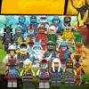 24pcs DG1002  Anime 4CM Characters Mini Figure Building Block Toys Doll Model Figures Kids Boy Christmas Birthday Gifts