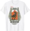 Jurassic World: Camp Cretaceous Park Gate Silhouette T-Shirt