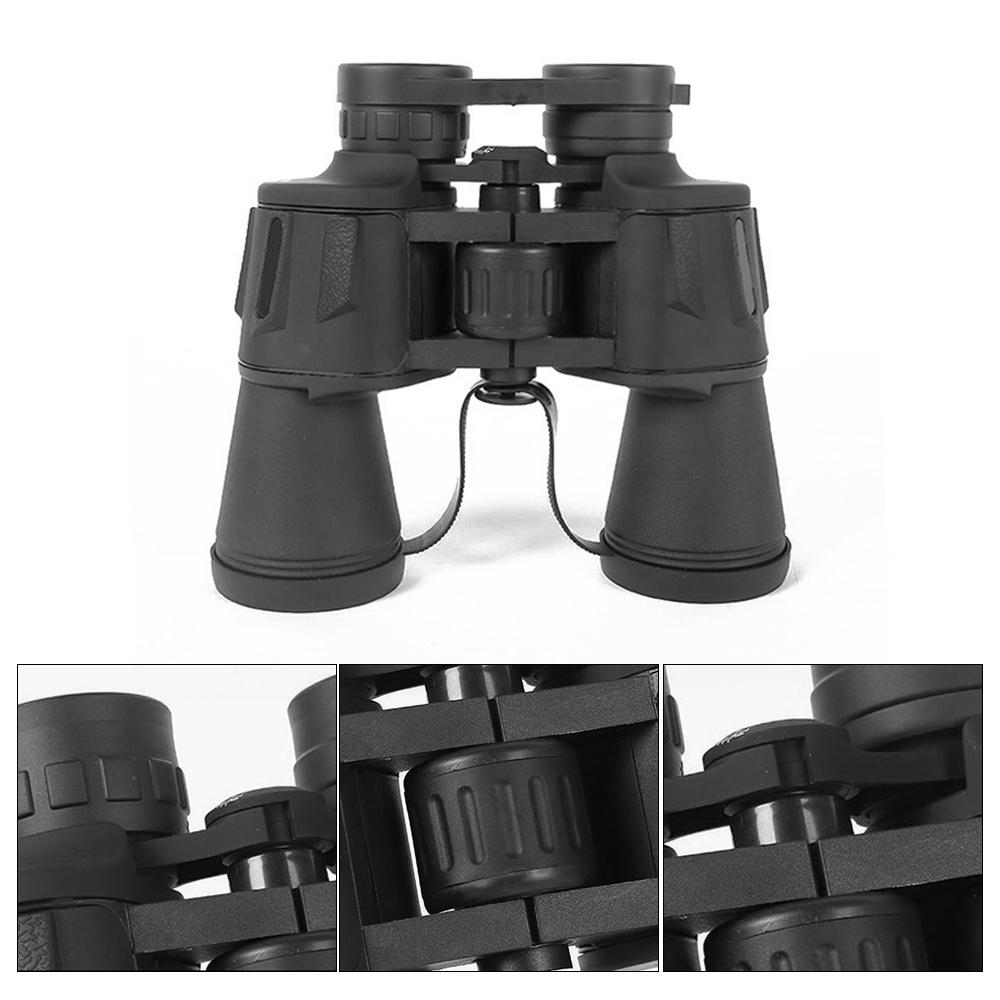 Бинокль 20x50 с низкой освещенностью, ночным видением, призмой BAK7, водонепроницаемый бинокль со шнурком для переноски