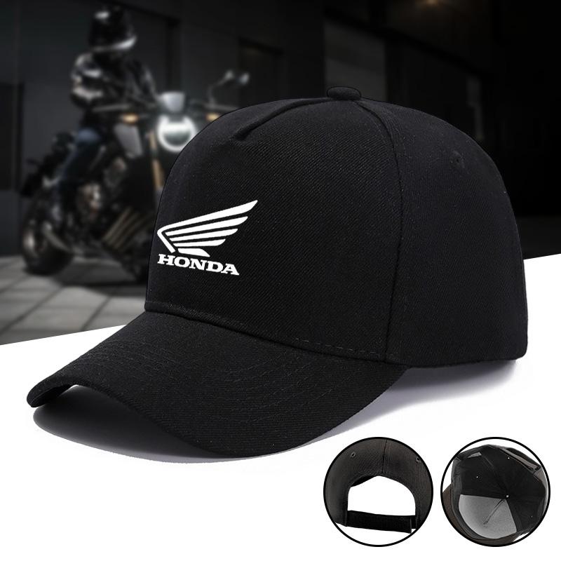 Leisure Styling Motorcycle Logo Cotton Adjustable Baseball Hat For Honda Civic FIT Accord Prelude CRV 5th City CRZ CRX Jazz HRV ahl256