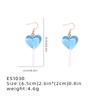 Light Weight Lollipop Earrings Sweet Multicolor Candy Earring New Love Heart Earring