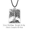 Украшение на шею ко Дню святого Валентина Дерево жизни Ожерелье из кожи Цепочка 45 см Дешевые вещи Чокер на шею