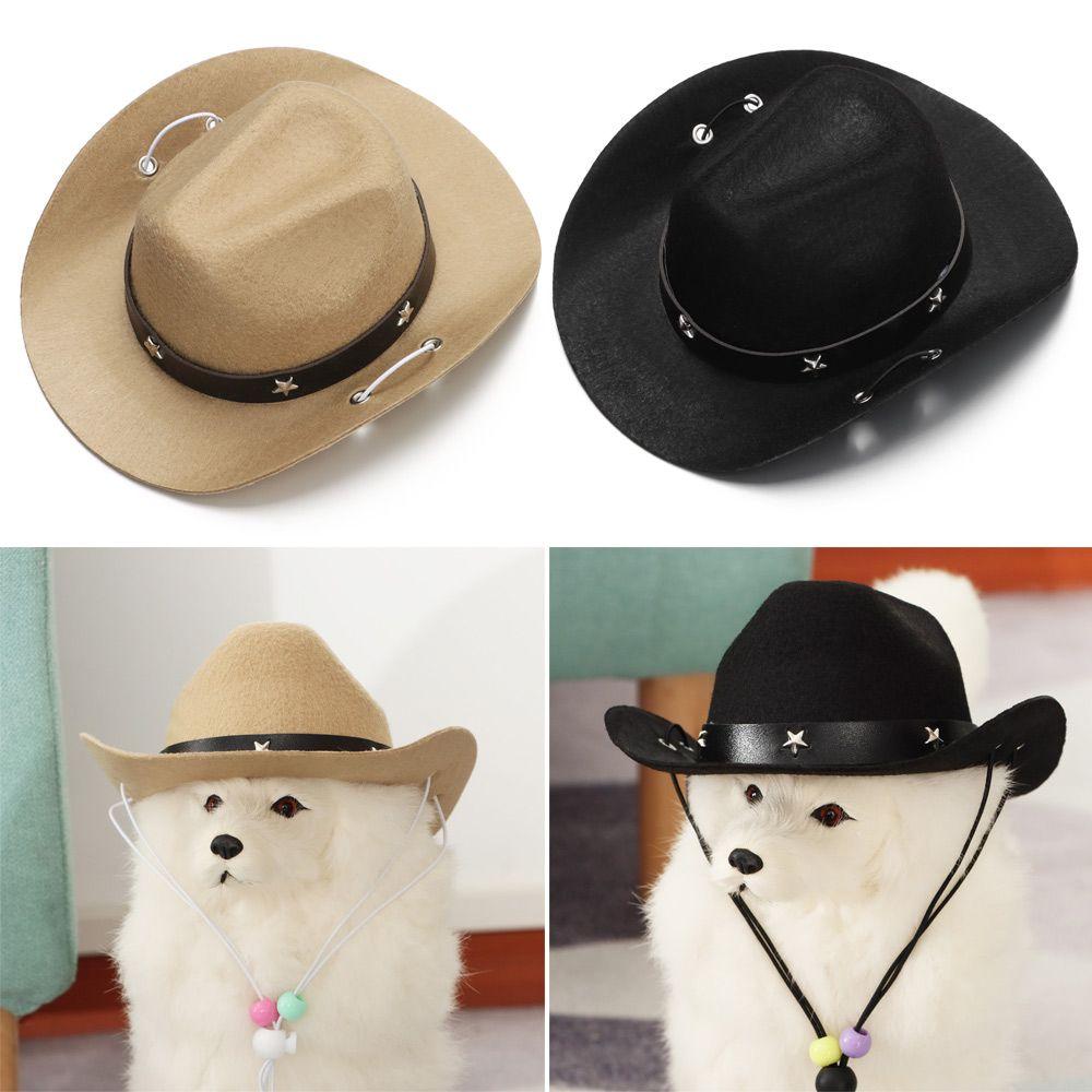 Pet Accessories Dogs Cat Caps Summer Cowboy Hats Funny Pet Dog Hat
