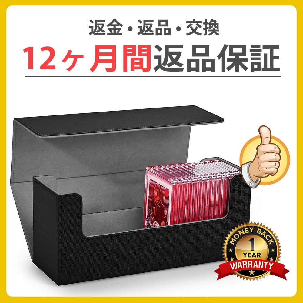 LIUDU Magnetic Loader Case Storage Card Loader Deck Case Большая емкость вмещает до 36 карт Магнитная застежка для хранения Загрузчик из искусственной кожи вмещает 36 карт