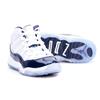 Air Jordan 11 Retro PreSchool 'Win Like '82' (унисекс) Белые / Темно-синие / Университетский синий Детские баскетбольные кроссовки 378039 123