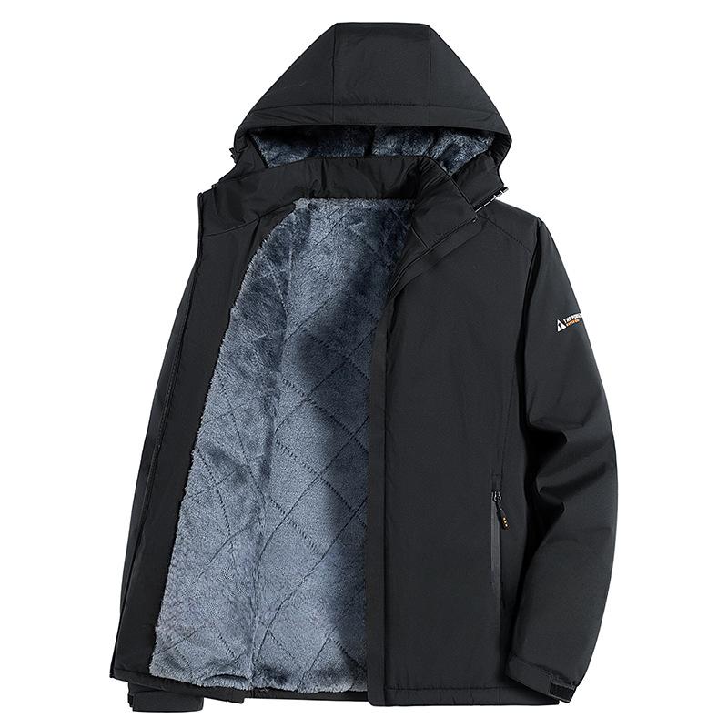 Мужская куртка весна-осень однотонная уличная куртка мужская модная брендовая тонкая повседневная куртка с капюшоном