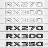 3D ES200 ES260 IS250 GS300 GX400 NX300 RX350 RX450h LX570 LM350 LS600h Задний багажник логотип ABS модифицированный улучшенный буквенный логотип