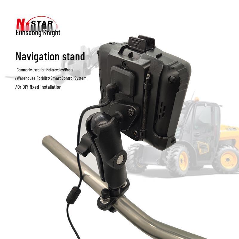 B-238U Motorcycle Ball Head Phone Holder with Diamond Shape Mounting Bracket