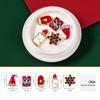 Elk Santa Claus 3D Rhinestones Manicure Accessories Christmas Nail Art Decorations Jewelry Tools