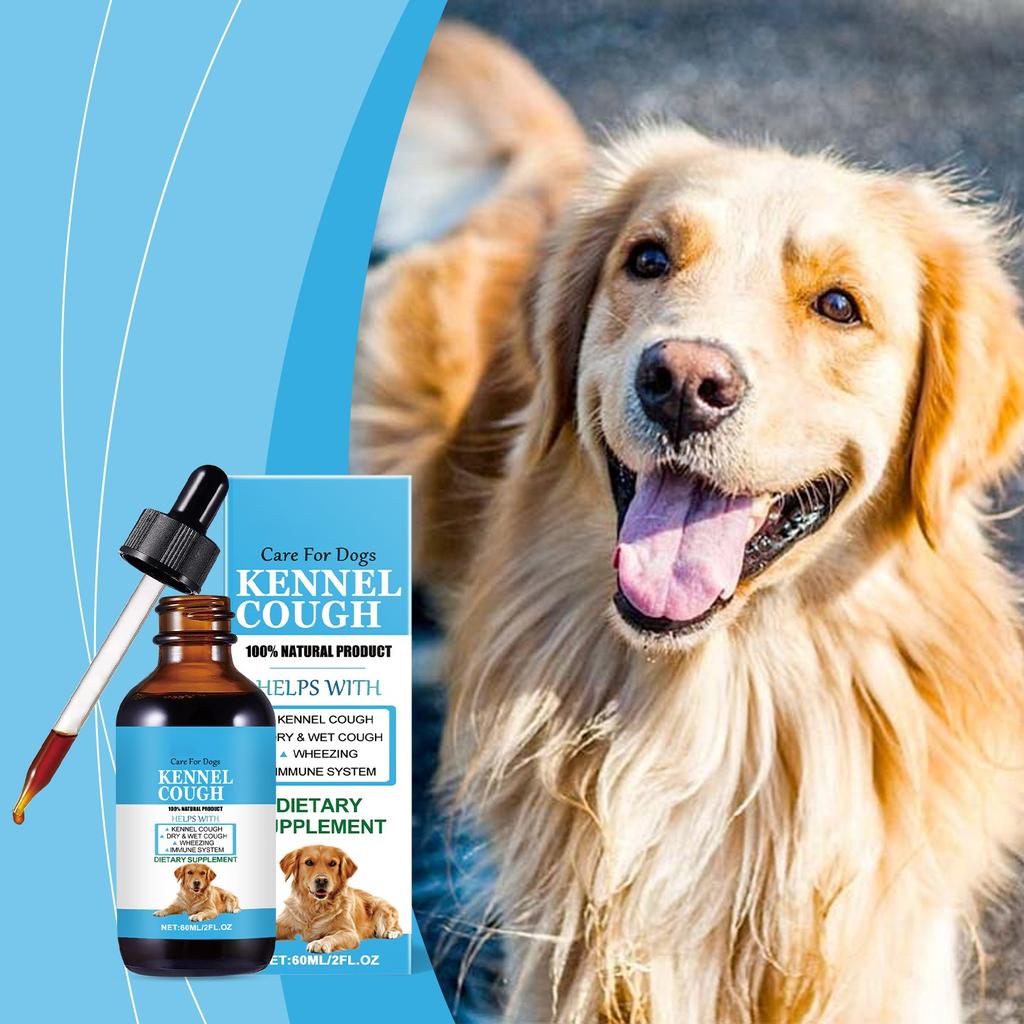 Сироп от кашля у собак для гладкого дыхания, повышения иммунитета, жизненной силы, общего здоровья, пищевая добавка 60 мл