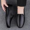 Male Genuine Leather Flat Designer Shoes Luxury Men Business Shoes Lightweight Men Wedding Dress Shoes Fashion Lofer Shoes Man