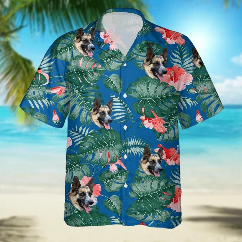 eBay 1116 new animal pattern lapel shirt 1D digital printing Hawaiian men's shirt