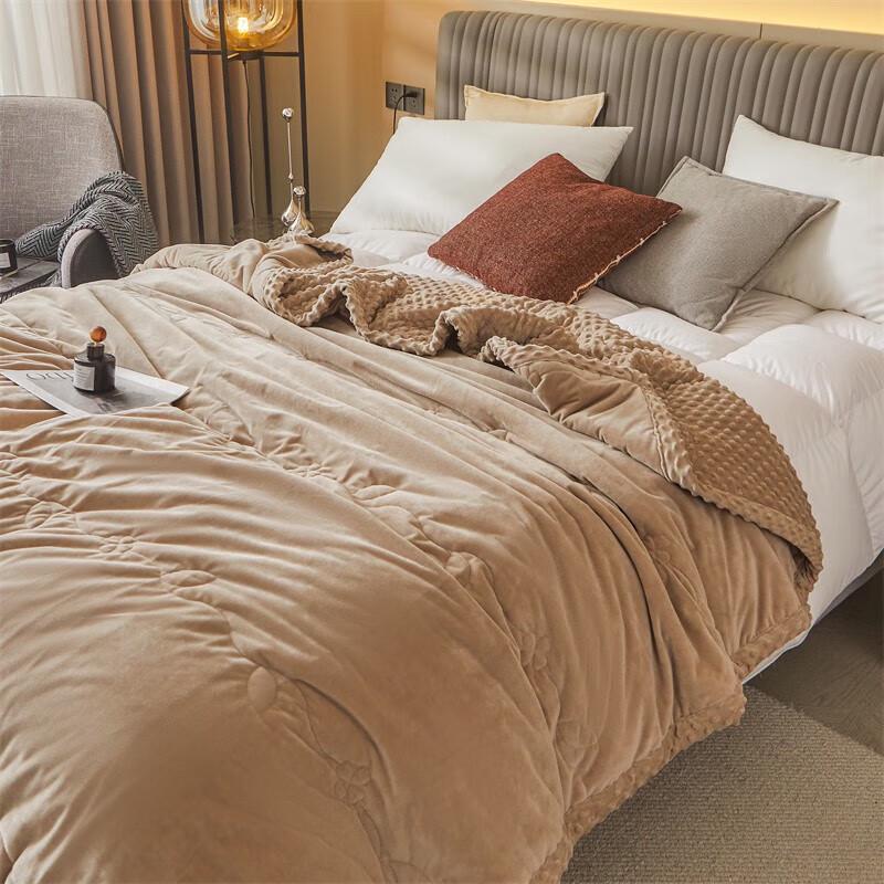 Red Dragonfly Bean Velvet Soothing Quilt