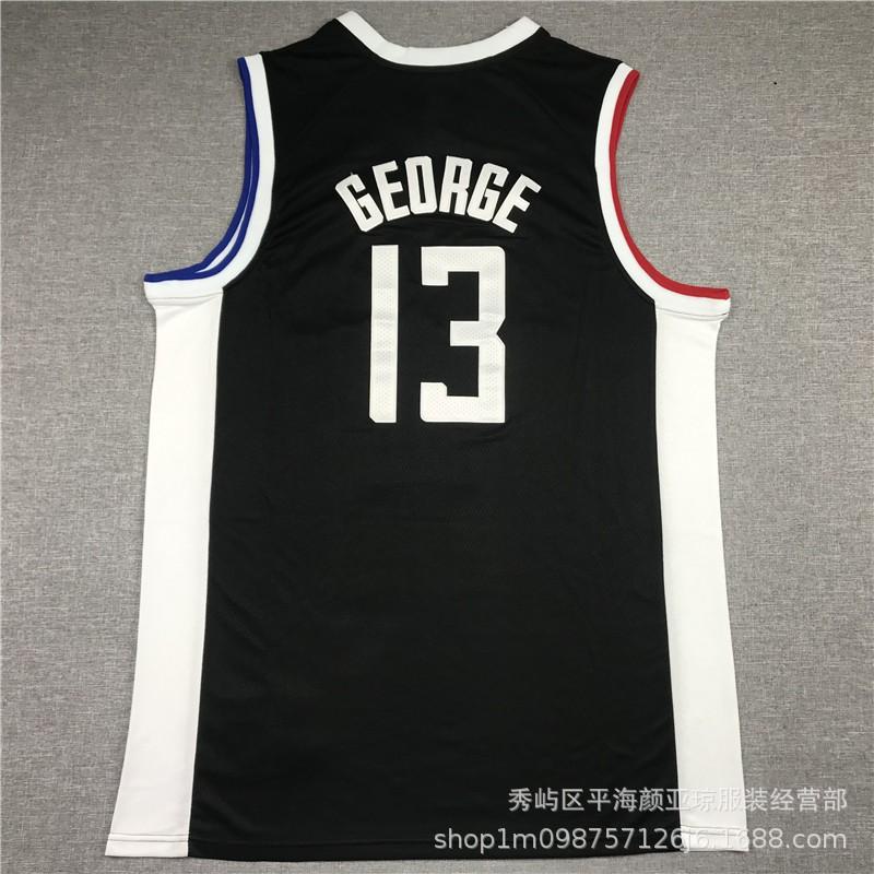 Embroidered NBA Clippers Jersey Paul George 13 Kawhi Leonard 2 Basketball Uniform Shirt Men Women