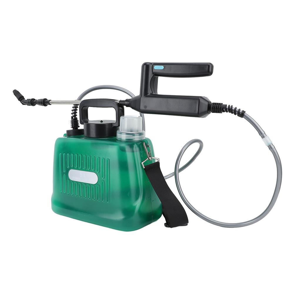 Electric Sprayer Portable 5L 2000mAh Battery Powered Automatic with 4 Nozzles Electric Weed Sprayer