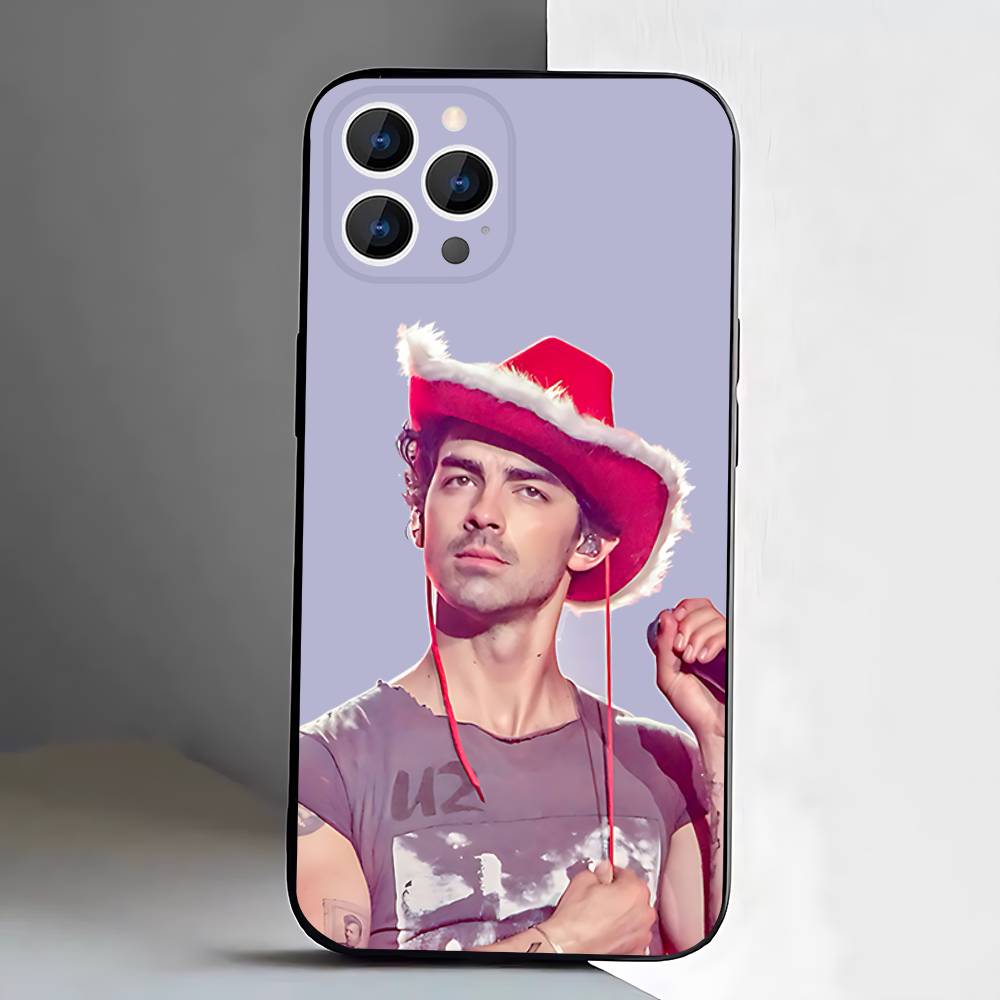 Чехол для телефона певца J-Joe Jonas для iPhone 17,16,15,14,13,12, Pro, Max, Plus, E, SE4, Air, Mini Черный Мягкий Короб