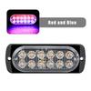 12 Led Strobe Warning Light Cheap Strobe Grille Flashing Lightbar Truck Car Beacon Lamp Amber Traffic Light 12V 24V Car Light