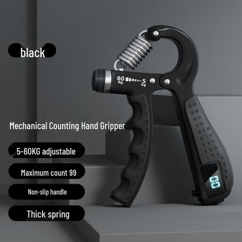 Adjustable Counting Hand Grip Strengthener CN plug (adapter included)