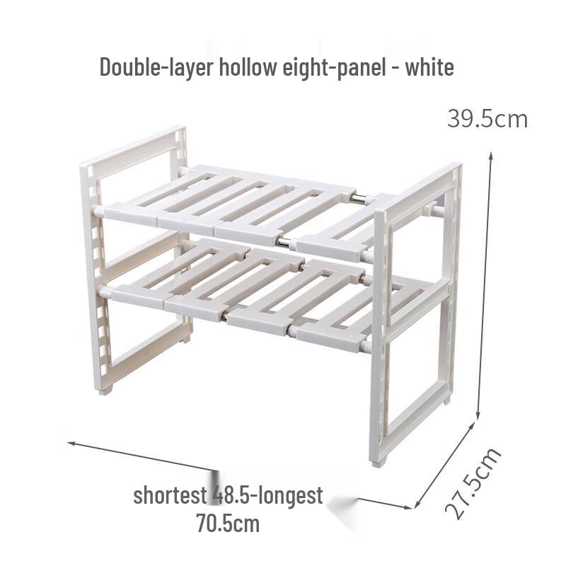 Telescopic Under-Sink Kitchen Storage Rack