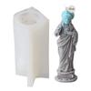 3D Jesuses Silicone Candle Mould for Handmade Soap Gypsum Resin Aromatherapy Candle Silicone Mould Desktop Decorations
