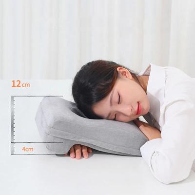 Скандинавская однотонная подушка для сна из memory foam для офиса и класса, упругая подушка для шеи, съемная дышащая подушка для поясницы