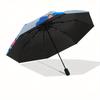 1pc Stitch,Lilo Automatic Folding Umbrella: Compact 8-Bone Design Cartoon Outdoor Travel Companion, Business Umbrella, Christmas Valentine's