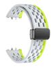Перфорированный силиконовый спортивный ремешок со складной застежкой Samsung Fit3, подходит для смарт-часов Samsung Galaxy Fit 3, аксессуары, ремешок