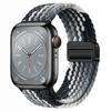 Magnetic Nylon Strap Adjustable Buckle for Apple Watch Strap Ultra2 49mm 45mm 44mm 41mm 40mm 38mm Band for Apple Watch Band iWatch 9 8 7 6 5 4 3 2 SE