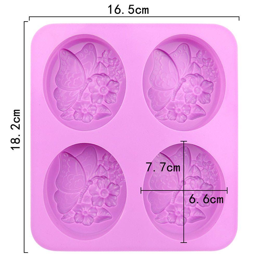 Handmade 6 Cavities DIY Craft Cake Mould Soaps Supplies Pudding Candy Mold Silicone Soap Mold